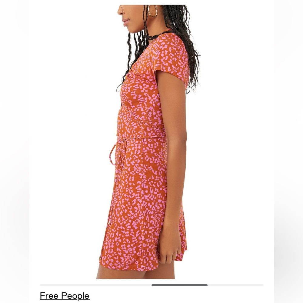 Pink and Orange Free People Marsaille Dress - Picture 3 of 7